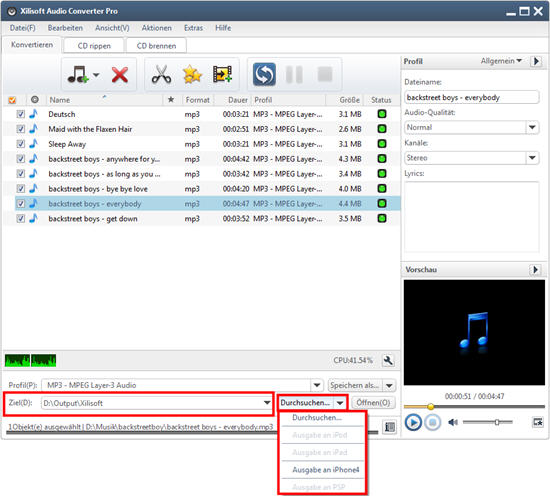 Xilisoft Audio Converter Pro Anleitung