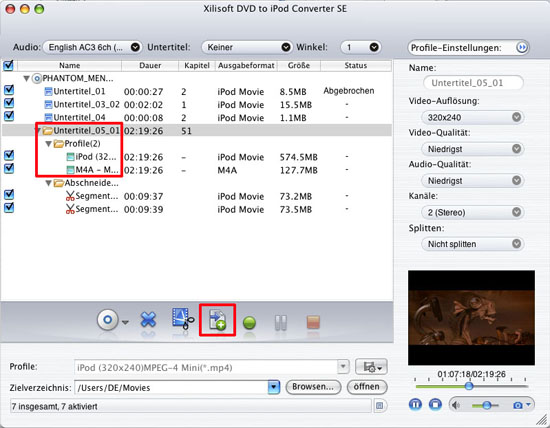 Xilisoft DVD to iPod Converter for Mac