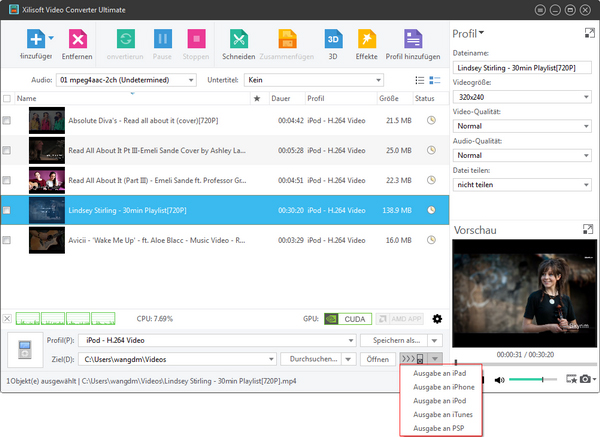 Xilisoft Video Converter Ultimate