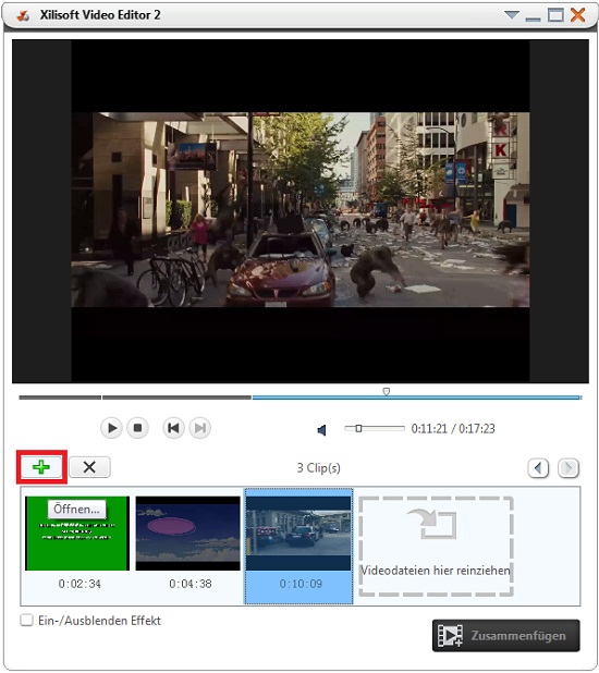 Video Segmente zusammenfügen Anleitung