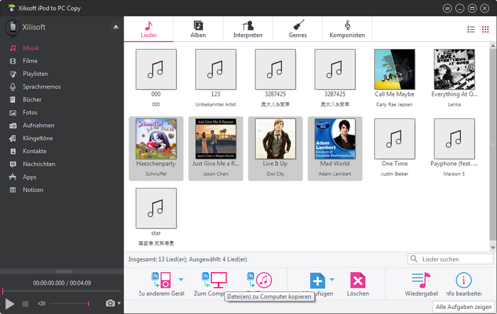 Xilisoft iPod to PC Copy