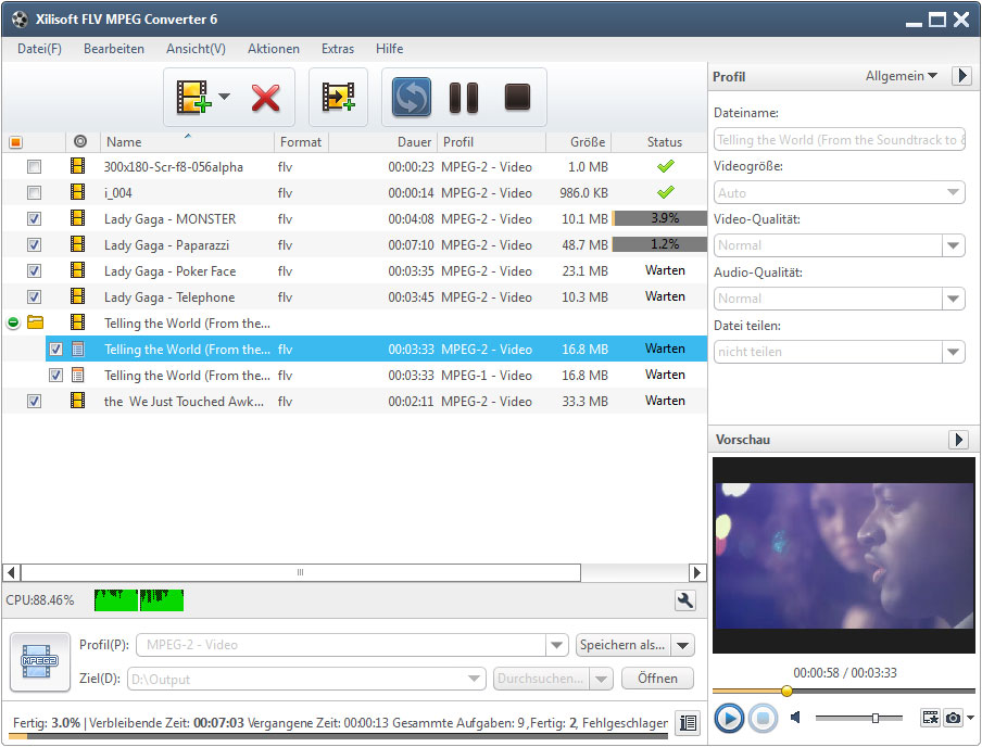 Xilisoft FLV MPEG Converter