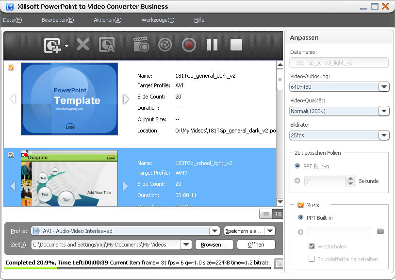 Xilisoft PowerPoint to Video Converter Business
