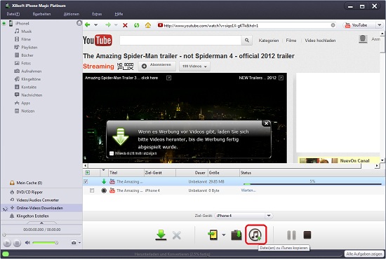 youtube auf itunes kopieren